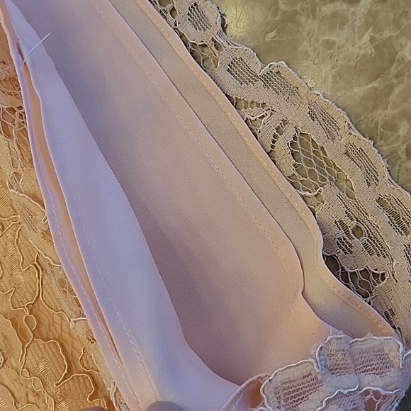 ABS Peach Lace Skirt Set,  Sz 4 - Picture 15 of 16